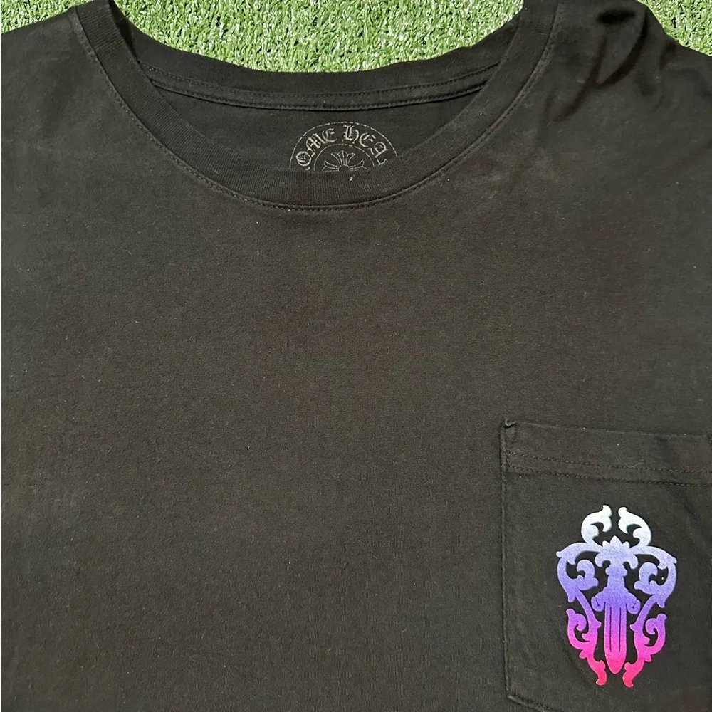 Chrome Hearts gradient, dagger, horseshoe Long Sleeve Shirt - Picture 7 of 8